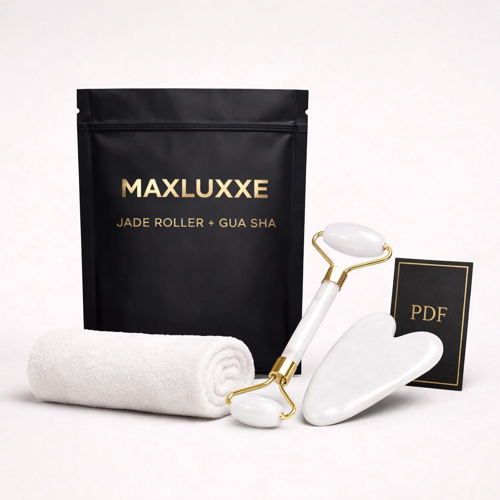 Maxluxxe | Jade Roller + Gua sha