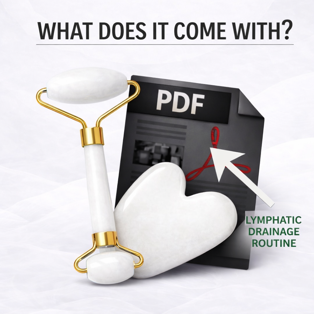 Maxluxxe | Jade Roller + Gua sha